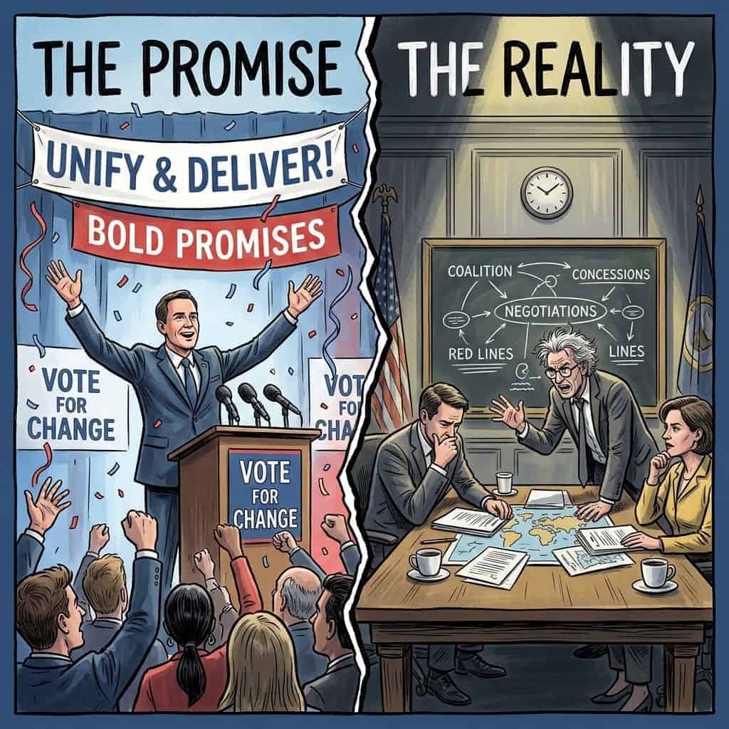 The Promise They Broke. When campaign pledges meet coalition reality